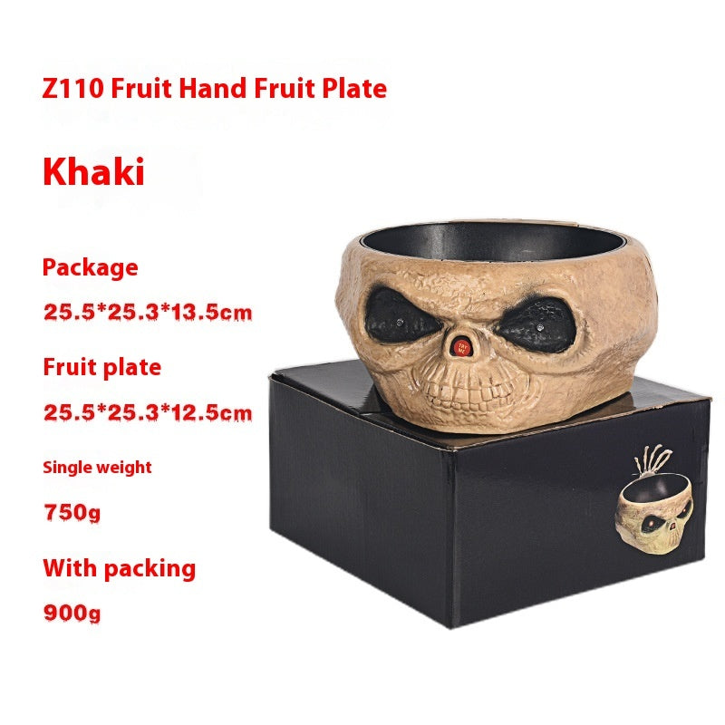 Evil Pumpkin Bowl for Halloween Candy