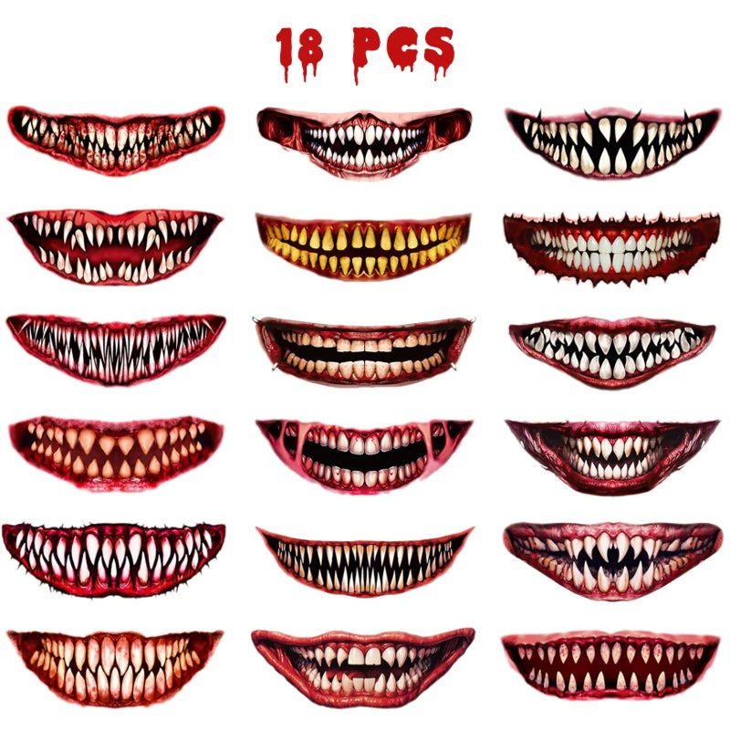 18 Realistic Cosplay Face Tattoo Styles for Halloween