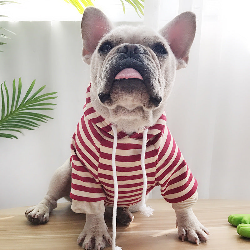 Striped hooded t-shirt - parents and children