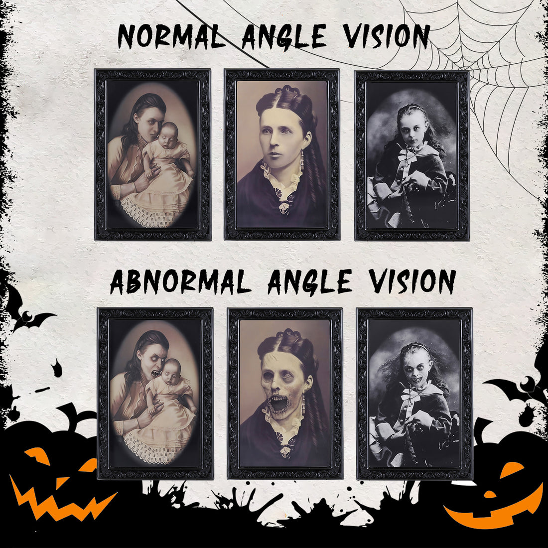 3D Haunting Frame - With Moving Face