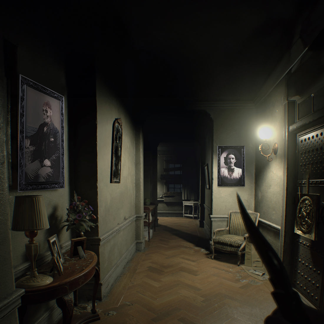 3D Haunting Frame - With Moving Face