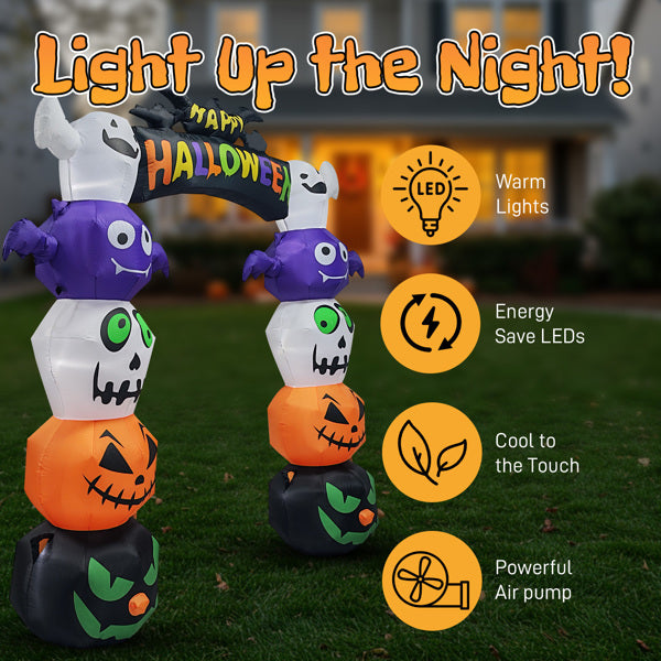Stackable Halloween Headband - 8.2ft + 7 LED Lights