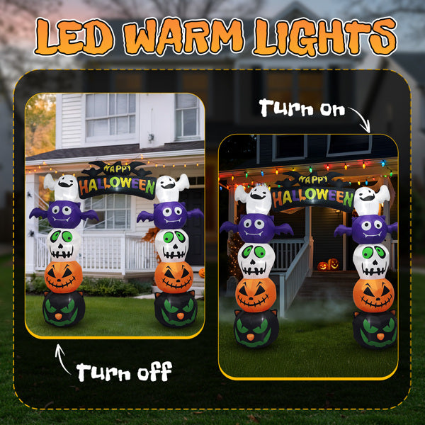 Stackable Halloween Headband - 8.2ft + 7 LED Lights