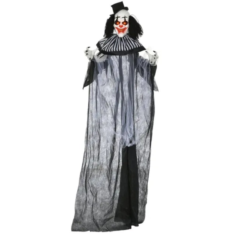 ItiTon - 6ft Outdoor Halloween Decoration - Animatronic Clown