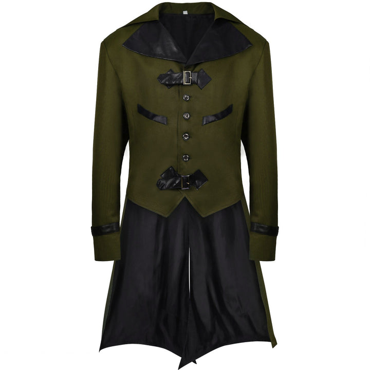 Gothic Punk Coat with Tail