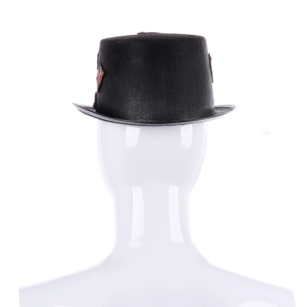 Halloween Hat - Heavy Metal Top Retro Gothic Steampunk