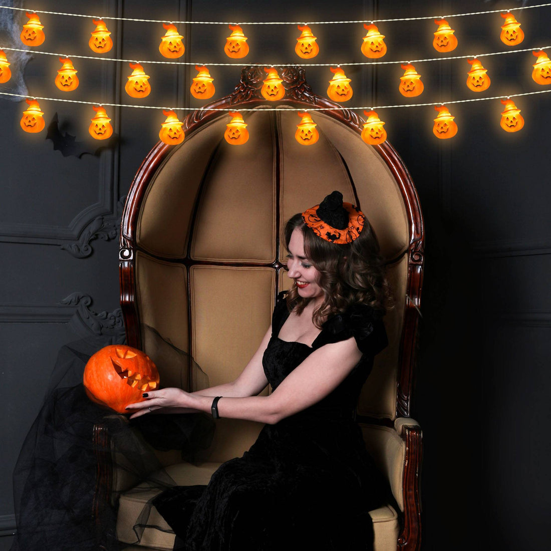 Halloween String Lights - Pumpkin