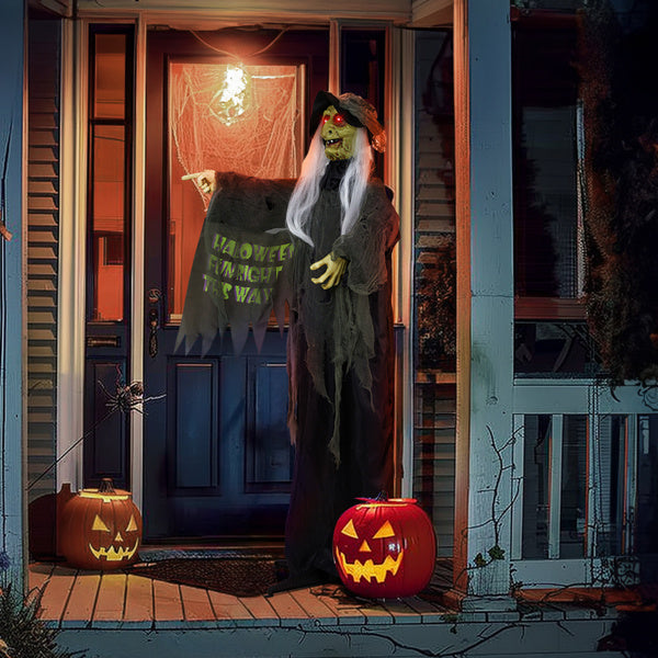 Red Eye Witch with Vibration and Voice Control - 6ft