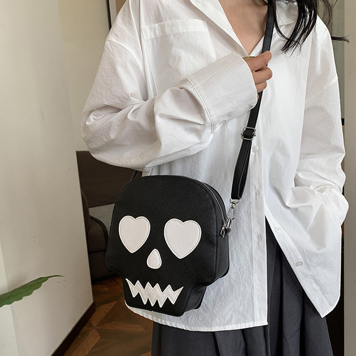 Skull Shoulder Bag - Halloween Fashion