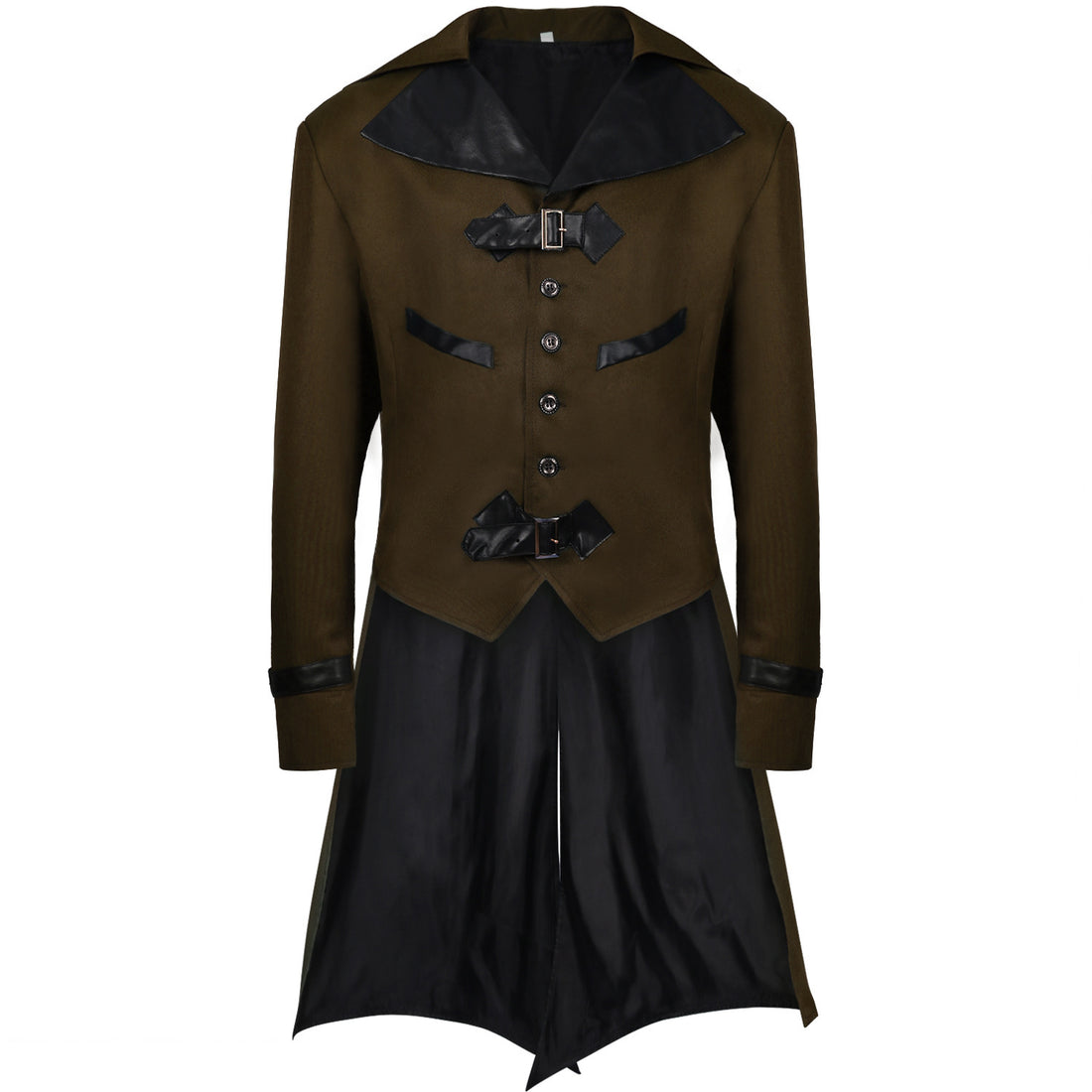 Gothic Punk Coat with Tail