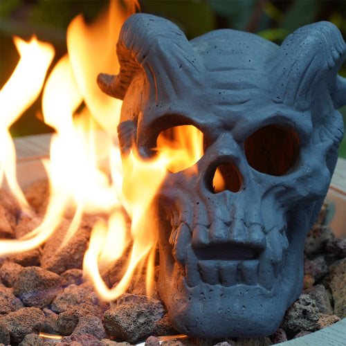 Fireproof human skull