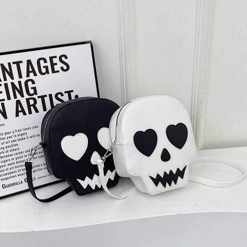 Skull Shoulder Bag - Halloween Fashion