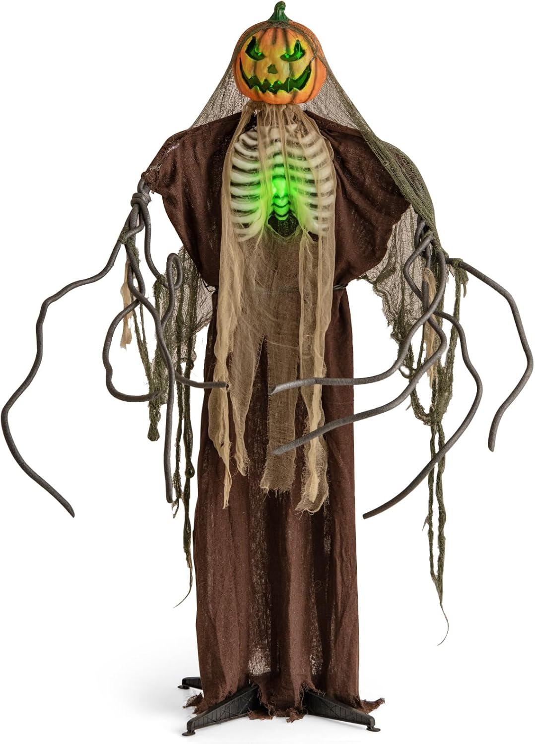 Tangkula - 6ft Halloween Animatronic Ghost Pumpkin