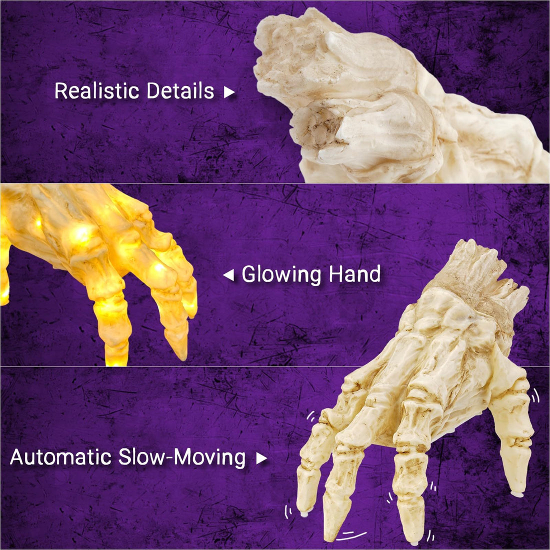 Zombie Hand with Scary Sound - Electric with Induction