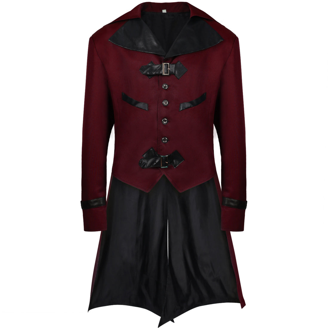 Gothic Punk Coat with Tail