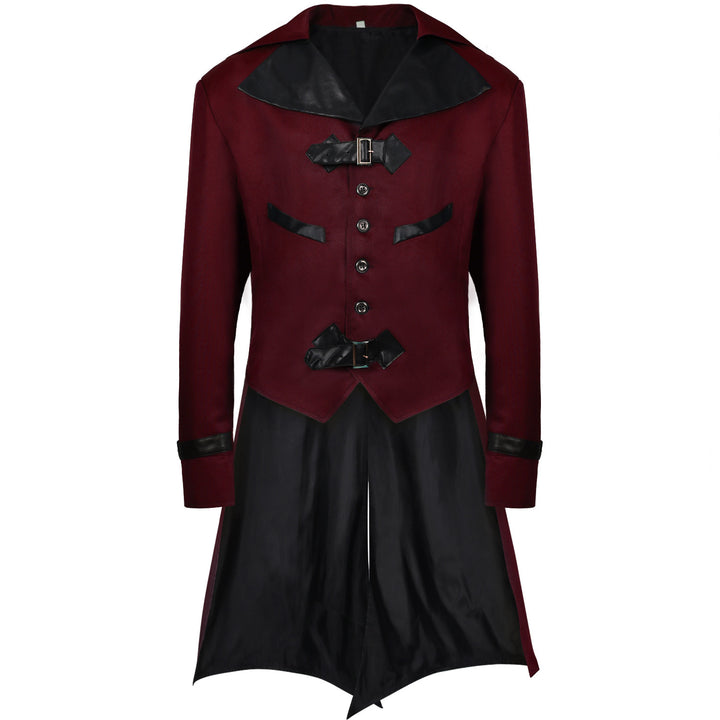 Gothic Punk Coat with Tail