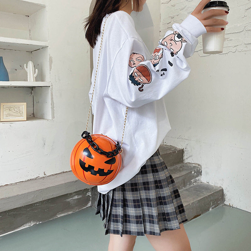 Handbag - Halloween Pumpkin Ball