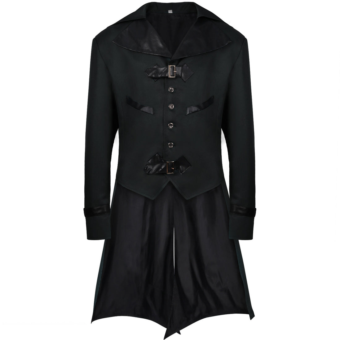 Gothic Punk Coat with Tail
