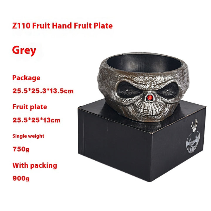 Evil Pumpkin Bowl for Halloween Candy