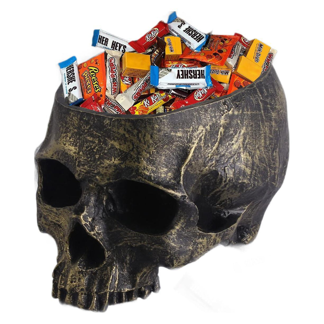 Resin Skull Vase for Halloween