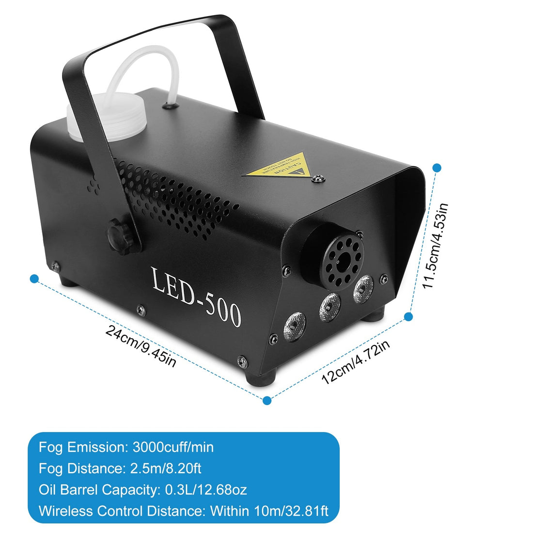 3 Color LED Fog Machine - 400W