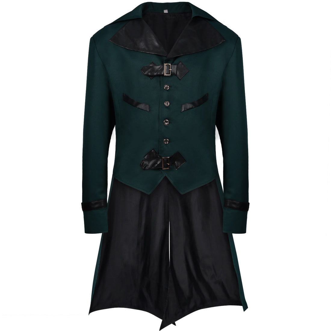 Gothic Punk Coat with Tail