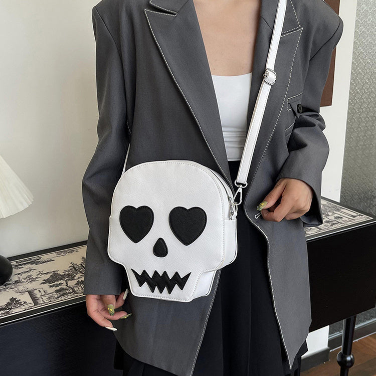 Skull Shoulder Bag - Halloween Fashion