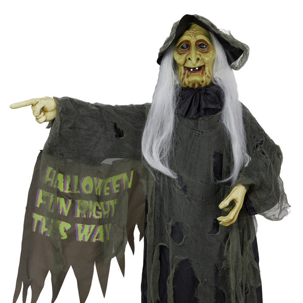 Red Eye Witch with Vibration and Voice Control - 6ft