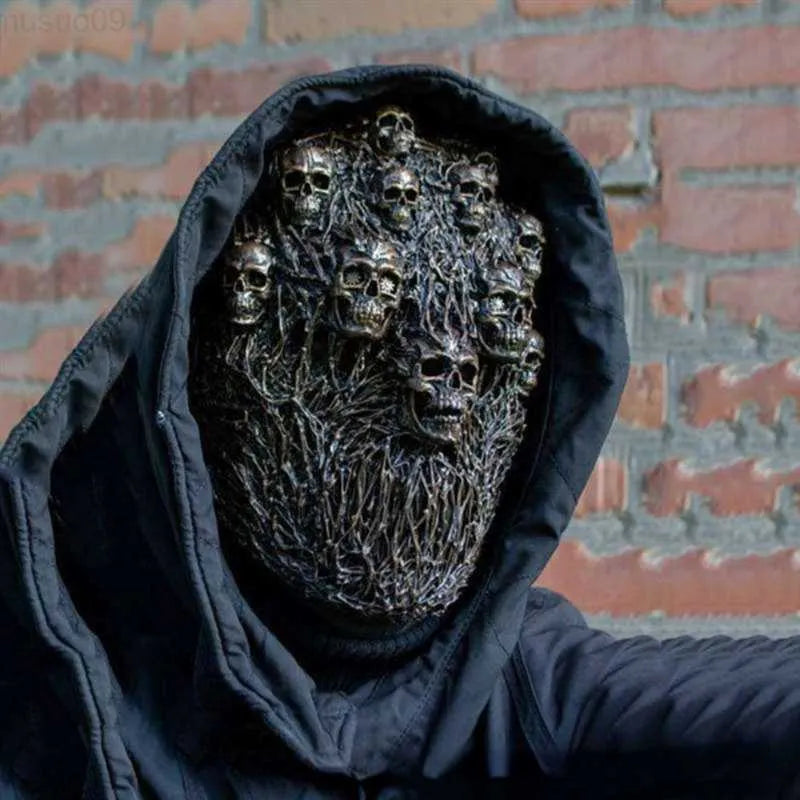 Halloween Terror Skull Mask Steam Punk Doomsday