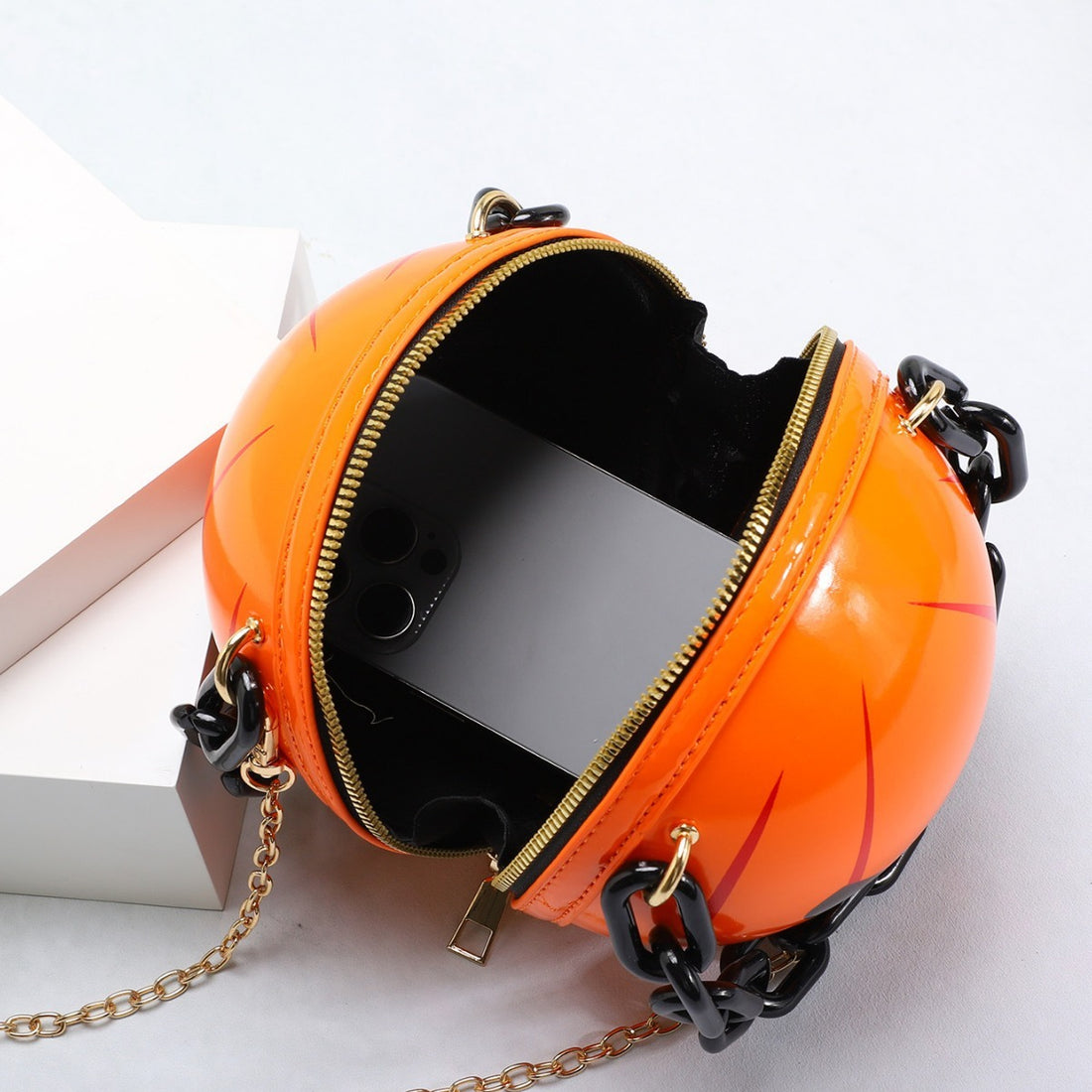 Handbag - Halloween Pumpkin Ball