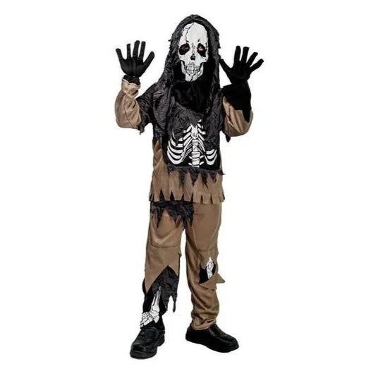 Halloween Scary Little Skull Boy Costume