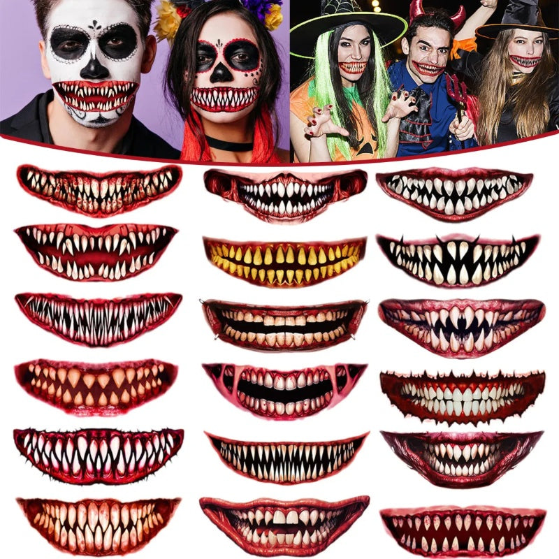 18 Realistic Cosplay Face Tattoo Styles for Halloween