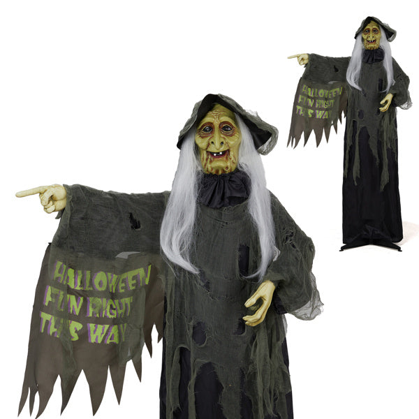 Red Eye Witch with Vibration and Voice Control - 6ft