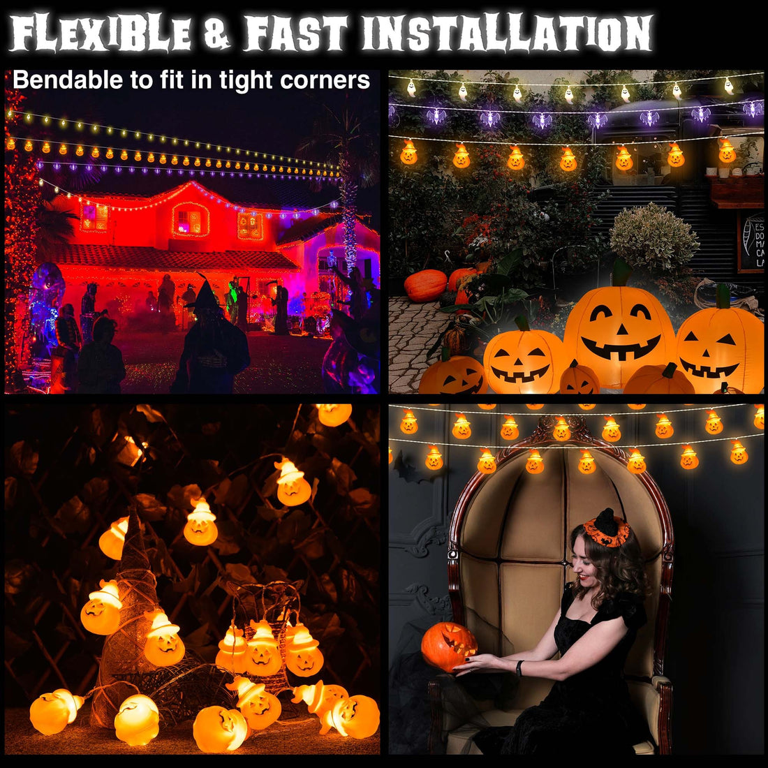 Halloween String Lights - Pumpkin