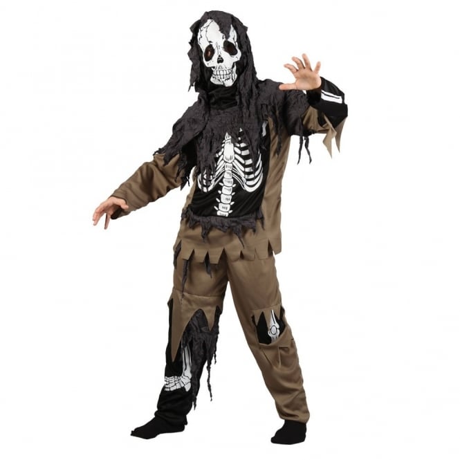 Halloween Scary Little Skull Boy Costume